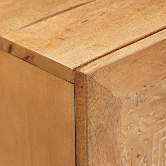 Bufet 3 buc. 180 x 33,5 x 75 cm Lemn masiv de mango Maro - WALTI WALTI