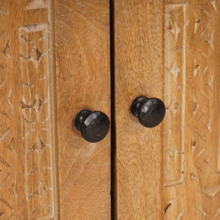 Set de mobilier pentru baie cu sertar 3 pcs Maro Lemn compozit - WALTI WALTI