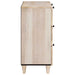 Bufet 2 pcs Alb 120 x 33,5 x 75 cm Lemn masiv de mango - WALTI WALTI