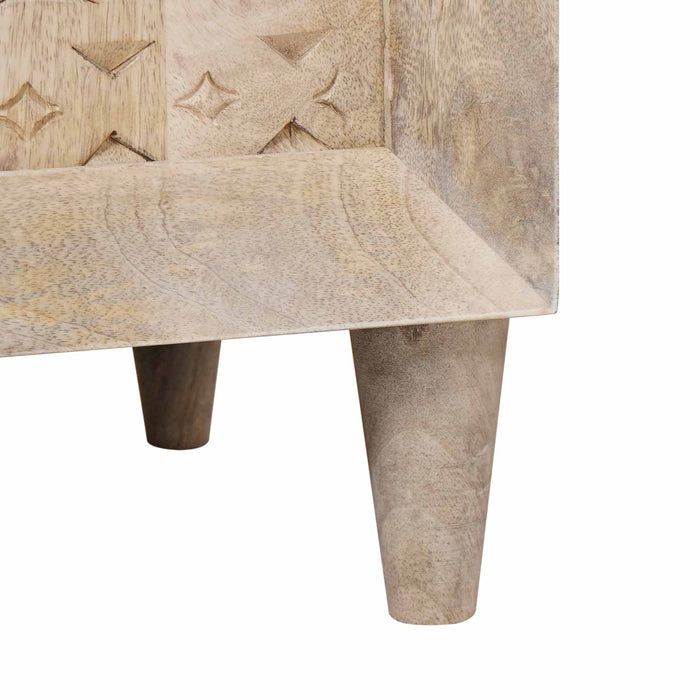 Set de mobilier pentru baie cu sertar 3 pcs Alb Lemn compozit - WALTI WALTI