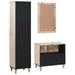 Set de mobilier pentru baie cu sertar 3 pcs Alb Lemn compozit - WALTI WALTI