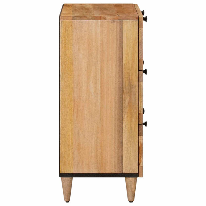 Bufet 2 pcs natural 60 x 33 x 75 cm Lemn de mango solid - WALTI WALTI