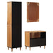 Set de mobilier pentru baie 3 pcs natural Lemn de mango solid - WALTI WALTI