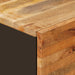 Bufet 3 pcs Maro 60 x 33 x 75 cm Lemn de mango solid - WALTI WALTI