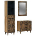 Set de mobilier pentru baie 3 pcs Maro Lemn de mango solid - WALTI WALTI