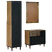 Set de mobilier pentru baie 3 pcs Maro Lemn de mango solid - WALTI WALTI