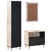 Set de mobilier pentru baie 3 pcs Alb Lemn de mango solid - WALTI WALTI