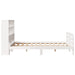 Cadru de pat fără saltea, alb, 140x190 cm, lemn masiv de pin - WALTI WALTI
