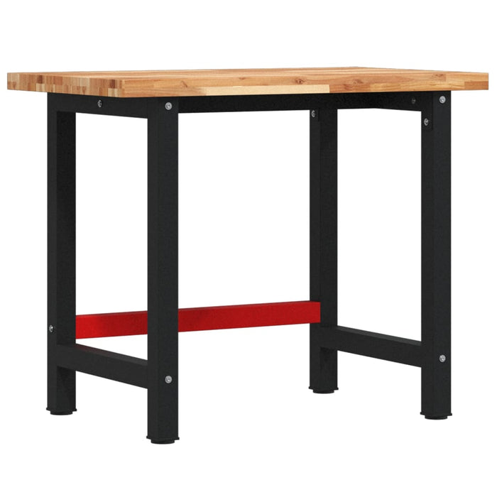 Banc de lucru 100x60x83 cm lemn masiv de acacia, dreptunghiular - WALTI WALTI