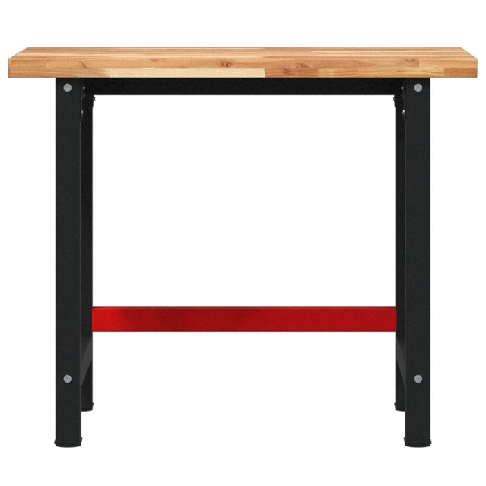 Banc de lucru 100x60x83 cm lemn masiv de acacia, dreptunghiular - WALTI WALTI
