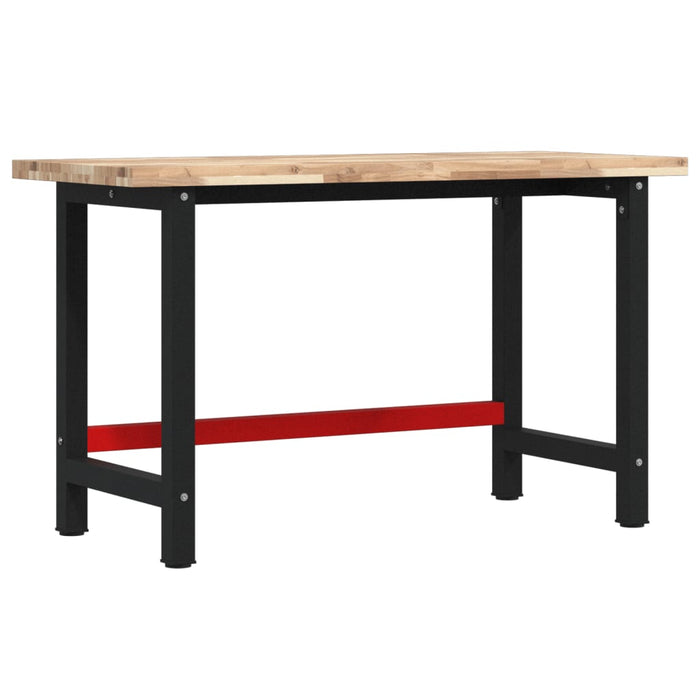 Banc de lucru 140x60x83 cm lemn masiv de acacia, dreptunghiular WALTI