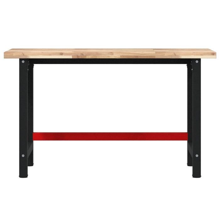 Banc de lucru 140x60x83 cm lemn masiv de acacia, dreptunghiular WALTI