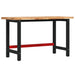 Banc de lucru 140x60x83 cm lemn masiv de acacia, dreptunghiular - WALTI WALTI