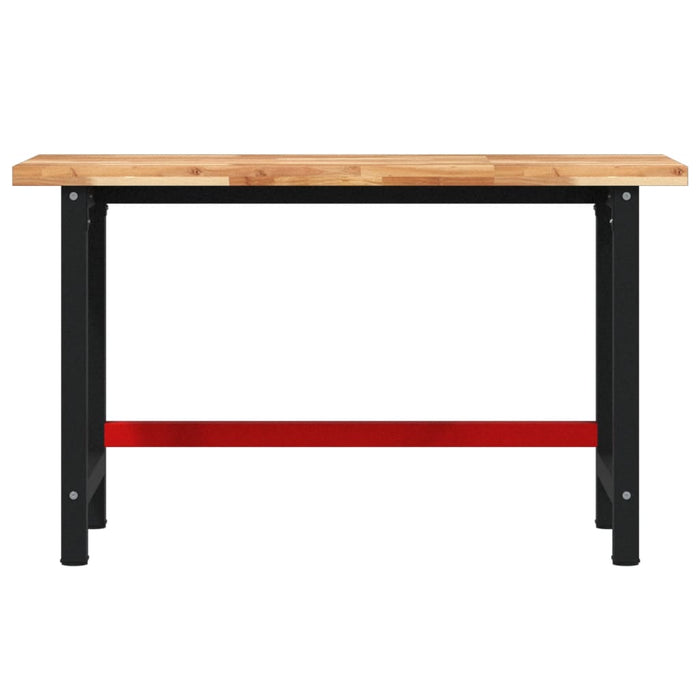 Banc de lucru 140x60x83 cm lemn masiv de acacia, dreptunghiular - WALTI WALTI