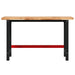 Banc de lucru 140x60x83 cm lemn masiv de acacia, dreptunghiular - WALTI WALTI