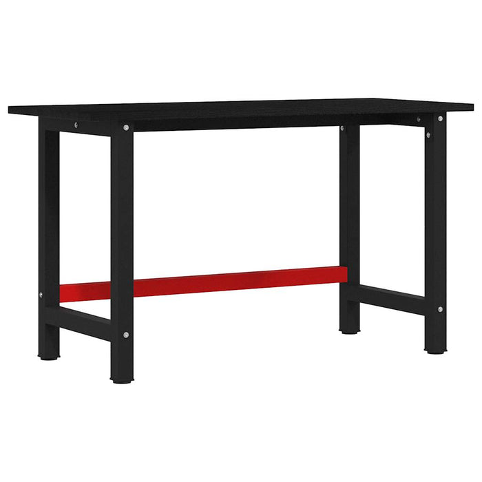 Banc lucru maro închis 140x60x81,5 cm lemn masiv stejar WALTI