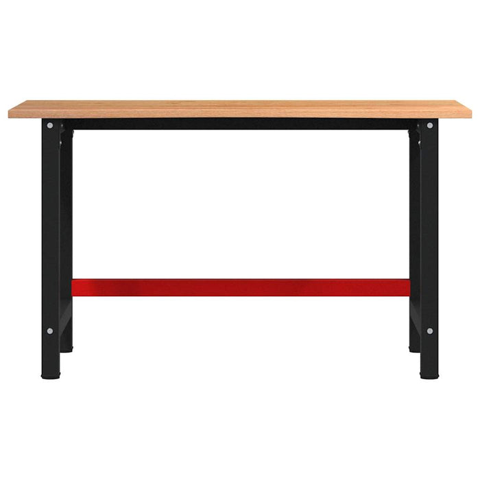 Banc lucru maro închis 140x60x81,5 cm lemn masiv stejar WALTI