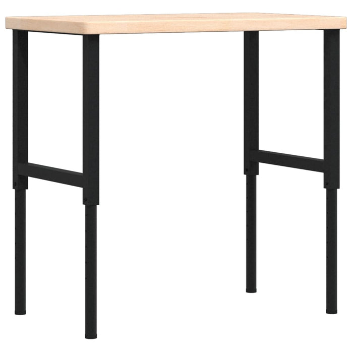 Banc lucru 100x60x(73-99,5) cm lemn masiv stejar dreptunghiular WALTI