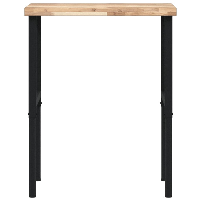 Banc lucru 80x60x(73-99,5) cm lemn masiv acacia dreptunghiular - WALTI WALTI