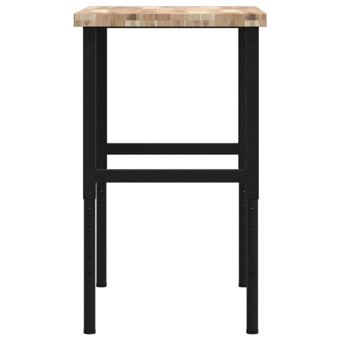 Banc lucru 100x60x(73-99,5) cm lemn masiv acacia dreptunghiular - WALTI WALTI