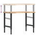 Banc lucru 100x60x(73-99,5) cm lemn masiv acacia dreptunghiular - WALTI WALTI