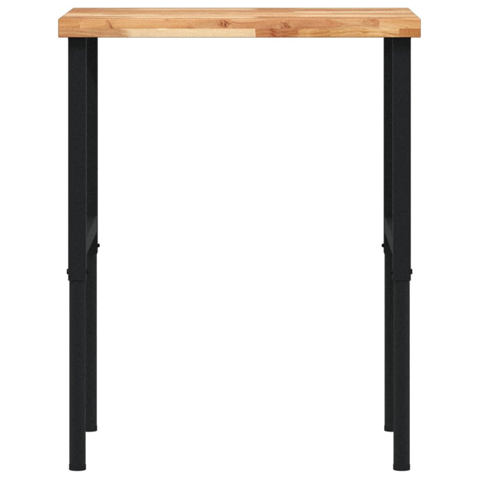 Banc lucru 80x60x(73-99,5) cm lemn masiv acacia dreptunghiular - WALTI WALTI