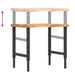 Banc lucru 80x60x(73-99,5) cm lemn masiv acacia dreptunghiular - WALTI WALTI