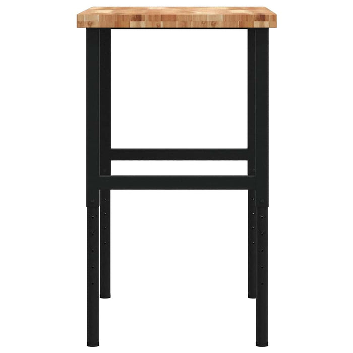 Banc lucru 100x60x(73-99,5) cm lemn masiv acacia dreptunghiular - WALTI WALTI