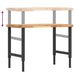 Banc lucru 100x60x(73-99,5) cm lemn masiv acacia dreptunghiular - WALTI WALTI