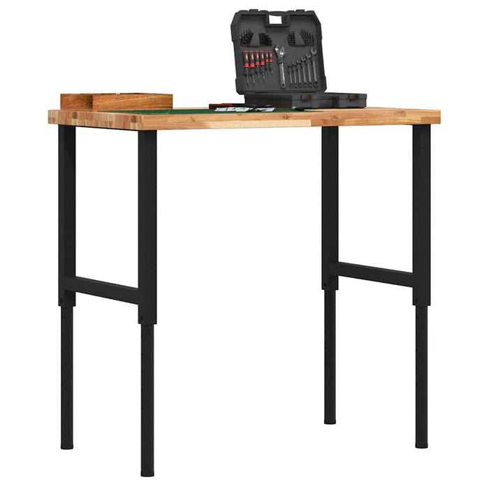 Banc lucru 100x60x(73-99,5) cm lemn masiv acacia dreptunghiular - WALTI WALTI