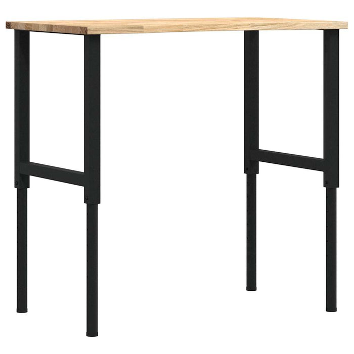 Banc lucru 100x60x(71,5-98) cm lemn masiv stejar - WALTI WALTI