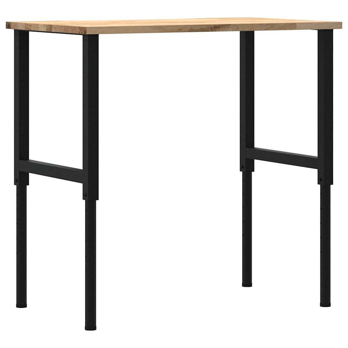 Banc lucru 100x60x(71,5-98) cm lemn masiv stejar - WALTI WALTI