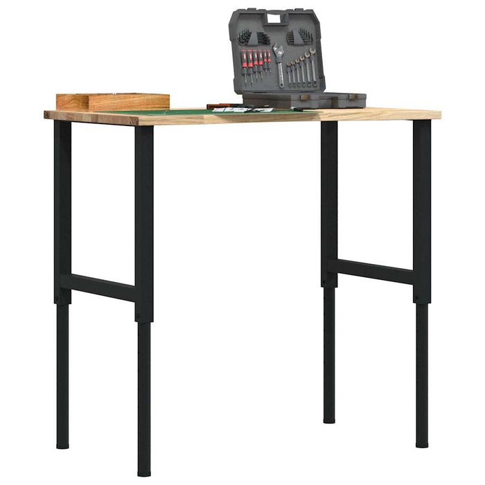 Banc lucru 100x60x(71,5-98) cm lemn masiv stejar - WALTI WALTI