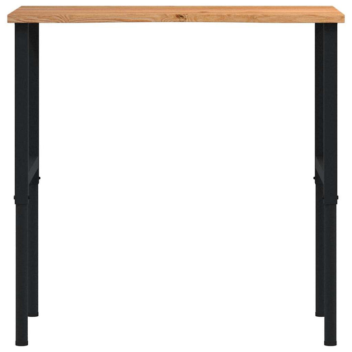 Banc lucru maro 100x60x(71,5-98)cm lemn masiv stejar WALTI