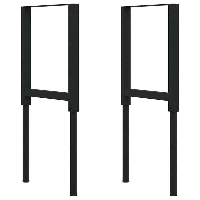 Banc lucru maro 100x60x(71,5-98)cm lemn masiv stejar WALTI