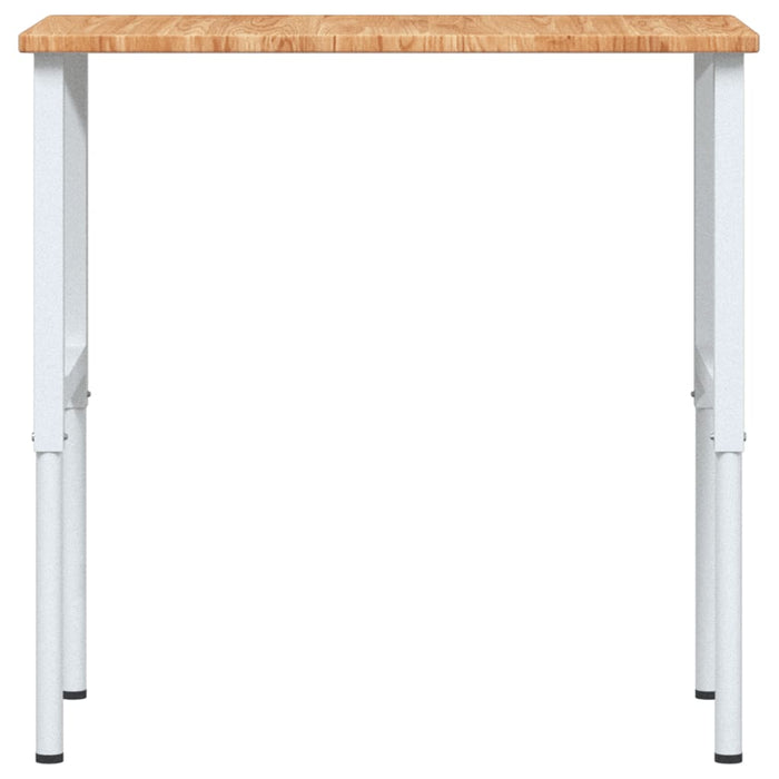 Banc lucru maro 100x60x(71,5-98)cm lemn masiv stejar dreptunghi WALTI