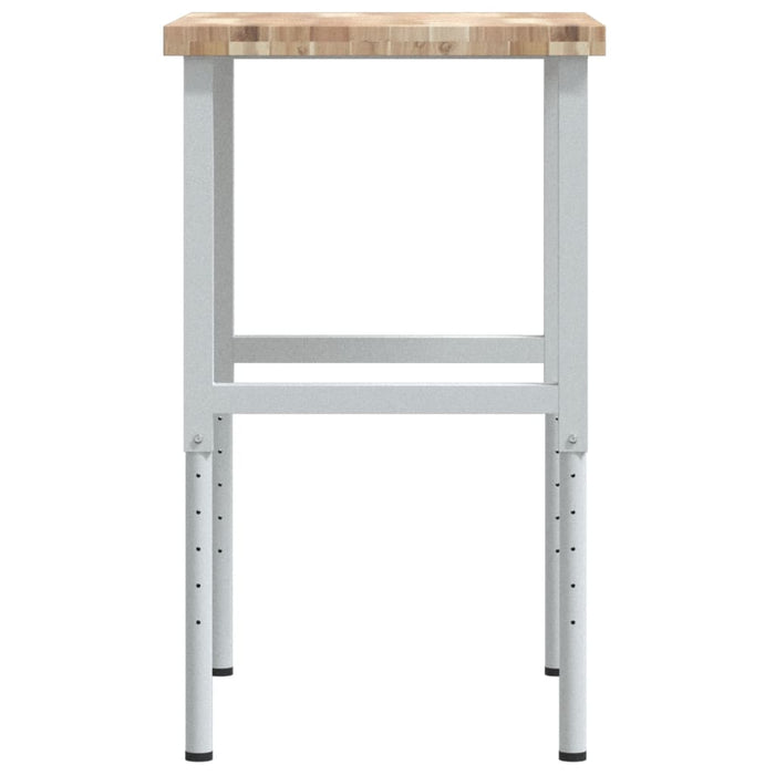 Banc lucru 80x60x(73-99,5) cm lemn masiv acacia dreptunghiular - WALTI WALTI