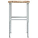 Banc lucru 80x60x(73-99,5) cm lemn masiv acacia dreptunghiular - WALTI WALTI