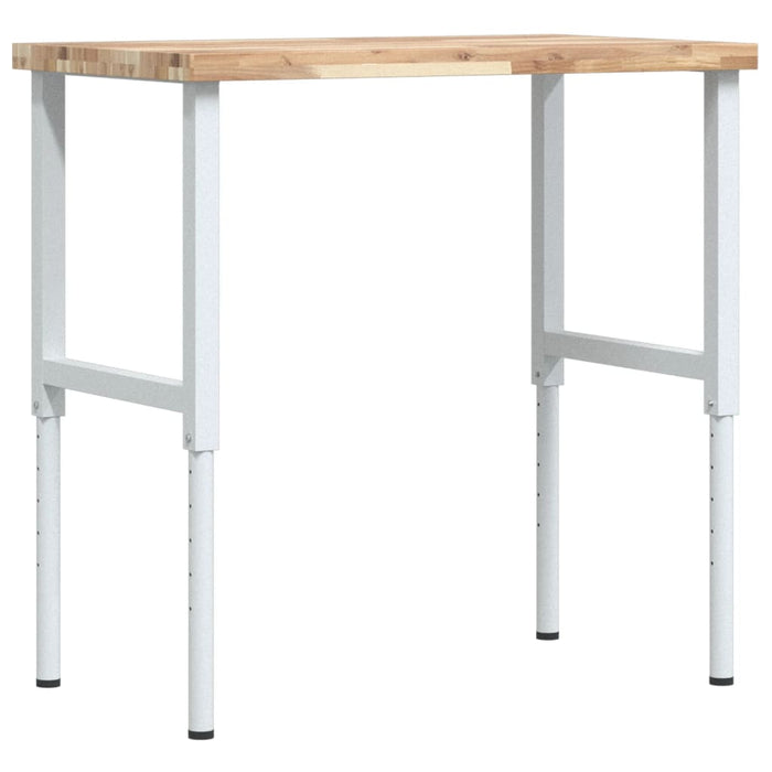 Banc lucru 100x60x(73-99,5) cm lemn masiv acacia dreptunghiular - WALTI WALTI