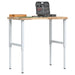 Banc lucru 100x60x(73-99,5) cm lemn masiv acacia dreptunghiular - WALTI WALTI