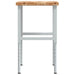 Banc lucru 80x60x(73-99,5) cm lemn masiv acacia dreptunghiular - WALTI WALTI