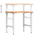 Banc lucru 80x60x(73-99,5) cm lemn masiv acacia dreptunghiular - WALTI WALTI