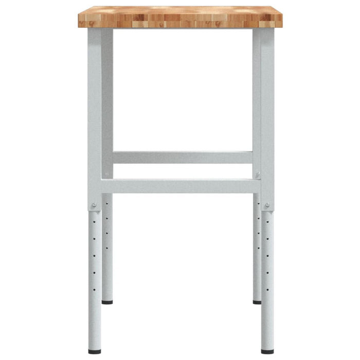 Banc lucru 100x60x(73-99,5) cm lemn masiv acacia dreptunghiular - WALTI WALTI