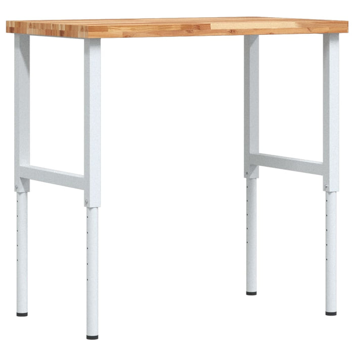 Banc lucru 100x60x(73-99,5) cm lemn masiv acacia dreptunghiular - WALTI WALTI