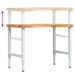 Banc lucru 100x60x(73-99,5) cm lemn masiv acacia dreptunghiular - WALTI WALTI