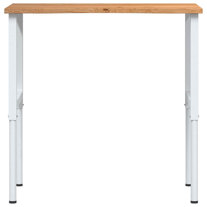 Banc lucru maro 100x60x(71,5-98)cm lemn masiv stejar WALTI