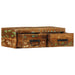 Dulap TV montat pe perete 60x30x19 cm, lemn masiv reciclat - WALTI WALTI