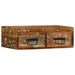 Dulap TV montat pe perete 60x30x19 cm, lemn masiv reciclat - WALTI WALTI