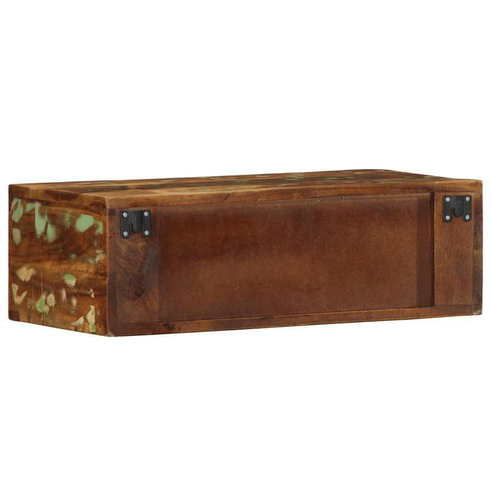 Dulap TV montat pe perete 60x30x19 cm, lemn masiv reciclat - WALTI WALTI