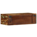 Dulap TV montat pe perete 60x30x19 cm, lemn masiv reciclat - WALTI WALTI